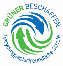 Siegel - Recyclingpapierfreundliche Schule