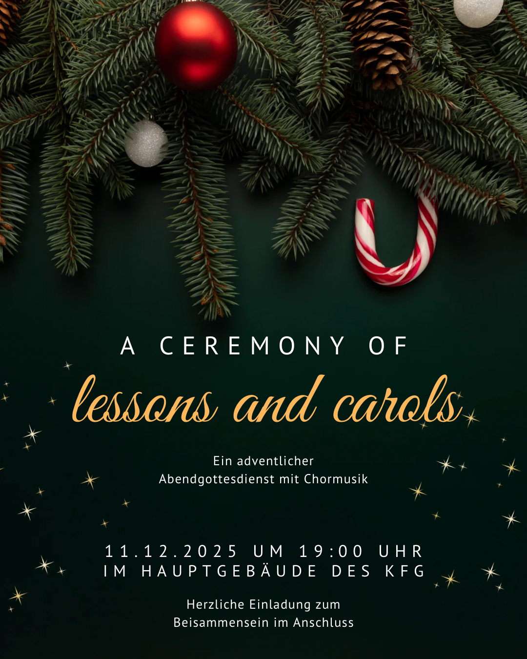 Ceremony of lessons and carols 2025