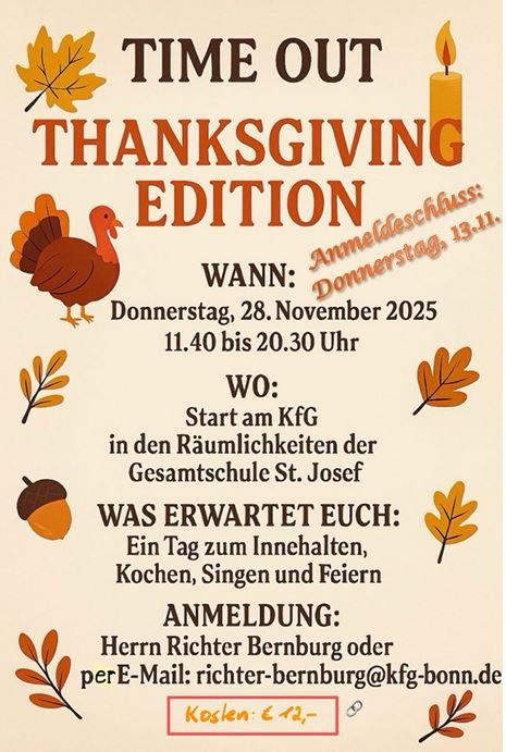 Time Out thanksgiving 2025
